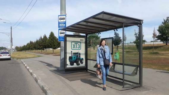 Бэклайт A в Харькове, 1.2x1.8  просп. Аерокосмічний (Гагаріна). - Аерофлотська вул., (зупинка) фото 1