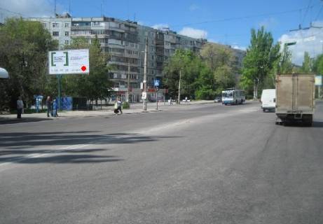 Billboard B in Zaporizhzhya, 3x6  Cumacenka st. - Olimpijs'ka st. Photo 1