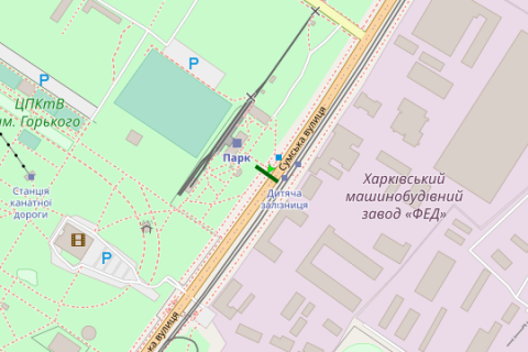 Бэклайт A в Харькове, 1.2x1.8  Сумська вул., 81 (зупинка "Дитяча залізниця") №2 схема