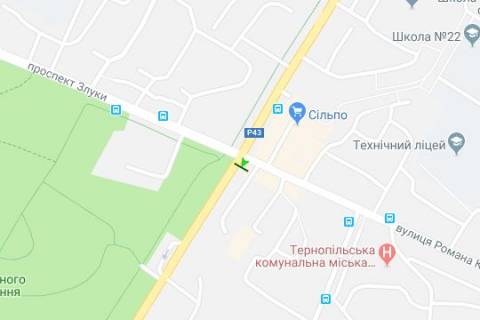 Билборд B в Васильевке, 3x6  15-го Квітня вул. - Романа Купчинського вул. - Злуки просп. схема