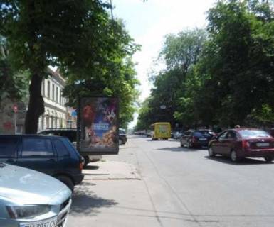 Ситилайт A в Одессе, 1.2x1.8  Строкатої Ніни вул. (Буніна)., 30 - Червоний пров. фото 1