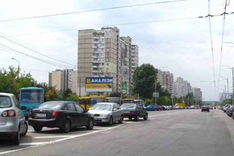 Билборд B в Васильевке, 3x6  Академіка Єфремова вул. (Командарма Уборевича вул.), №3 фото 1