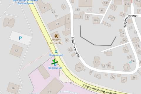Нестандарт A в Киеве, 1.2x1.8  Старонаводницька вул., 10, зуп. «Водоканал» схема