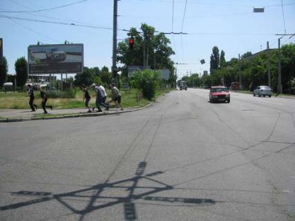 Billboard B in Vasylivka, 3x6  Engel'sa st. (V'aceslava Cornovola st.) - Himikiv prosp. Photo 1