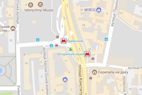 Скроллер A в Харькове, 2.3x3.14  Конституції пл., 11 - 43694 схема