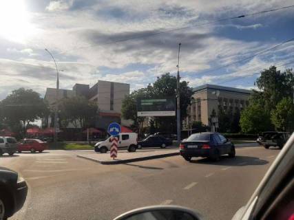 Билборд A в Васильевке, 3x6  Незалежності просп. - Героїв Майдану вул. фото 1