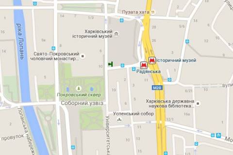 Нестандарт B у Харкові, 1.2x1.8  Конституції пл. - Університетська вул., (зупинка) (D) схема