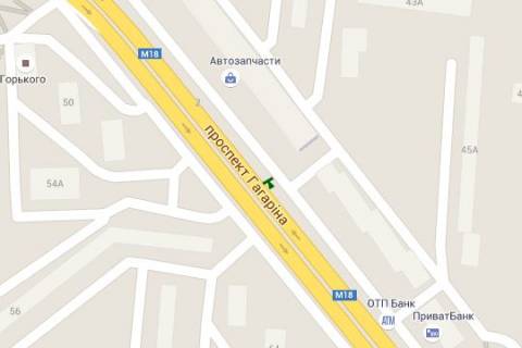 Беклайт A у Василівці, 2.3x3.14  Гагаріна просп., 43-а схема