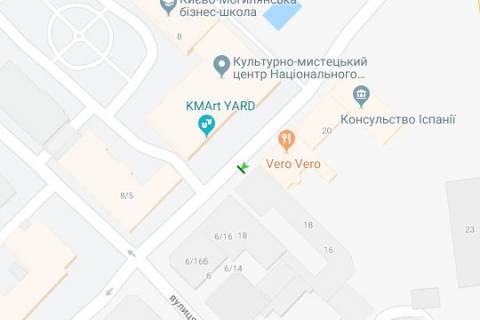 Беклайт B у Києві, 1.2x1.8  Іллінська вул., 16  схема