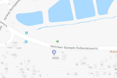 Сiтiлайт B у Києві Лобановського Валерія просп. (Червонозоряний просп.), 116 (в направл. Деміївської пл.) схема