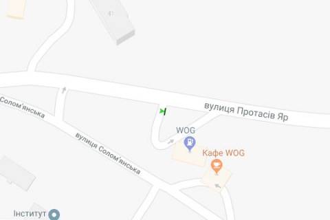 Scrolller, Scroll A in Kyiv, 2.3x3.14  Protasiv Ar st. - Solom`ans'ka st., 40A (u napramku Bozenko st.) - 274268 scheme