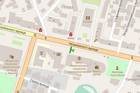 Билборд B в Васильевке, 3x6  Незалежності вул., 44 схема
