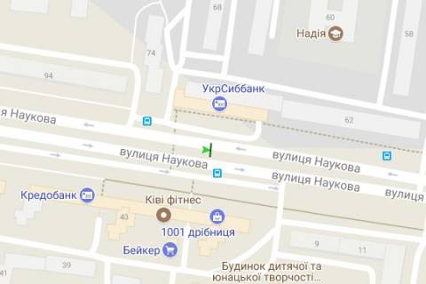 Prismatron, Prism A in Lviv Naukova st., 64-a (prizma) (do st. Strijs'ka) - 250472 scheme