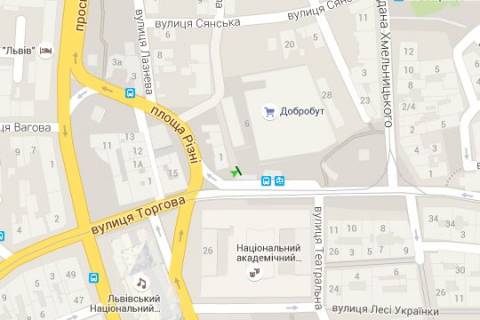 Скроллер A в Львове, 2.3x3.14  Князя Ярослава Осмомисла пл. - 44127 схема