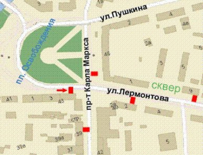 Беклайт A у Кривому Розі, 1.2x1.8  Визволення пл., 1 схема