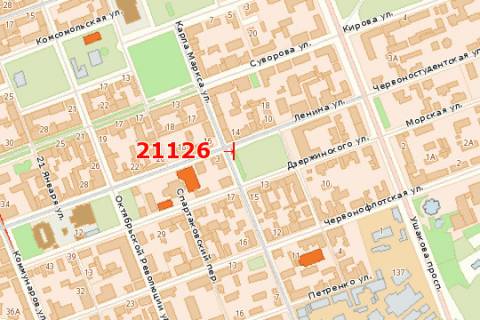 Билборд A в Херсоне, 3x6  Соборна вул. (Леніна вул.) - вул. Грушевського (кол. Карла Маркса, Потьомкінська) . (рядом ночной клуб, кафе) схема