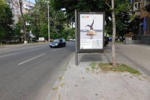 Бэклайт B в Киеве, 1.2x1.8  Жилянська вул., 54  фото 1