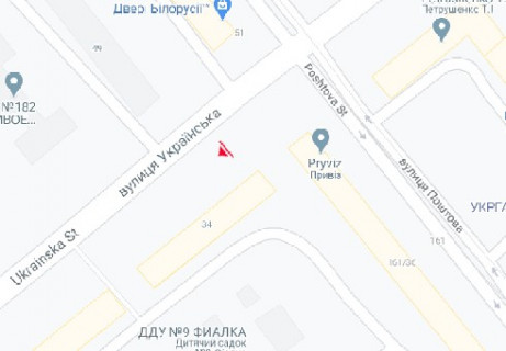 Призма A в Запорожье, 3x6  Українська вул., 34 - 661395 схема