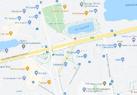 Видеоборд B в Киеве, 4x8  Миколи Бажана просп. (перед Петра Григоренка просп.), (розширення 960х480) - 616337 схема