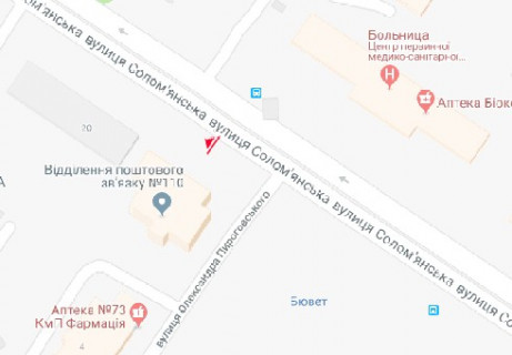 Скроллер A в Киеве, 2.3x3.14  Солом`янська вул., 17 - 663345 схема