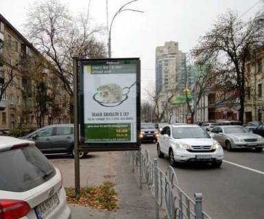 Citylight B in Kyiv, 1.2x1.8  Moskovs'ka st., 37/2 Photo 1