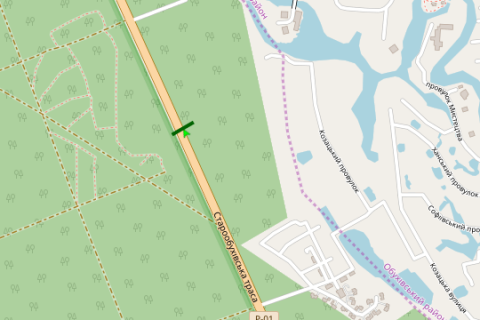 Billboard A in Vasylivka, 3x6  Stolicne sose, (Konca-Zaspa) km 27+800 (v napramku Kieva) scheme
