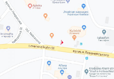 Призма A в Белой Церкви, 3x6  Незалежності просп. - Зенітного полку вул. - 662934 схема