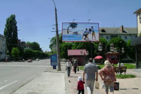 Білборд, Бігборд (Борд)  A у Василівці, 3x6  Президента Грушевського просп., 31 - Привокзальна вул. - Привокзальна пл. Фото 1