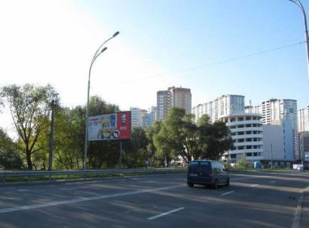 Білборд, Бігборд (Борд)  B у Києві, 3x6  Здолбунівська вул., біля озера "Сонячне" Фото 1