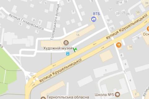 Білборд, Бігборд (Борд)  A у Василівці, 3x6  Крушельницької вул., 1-а схема