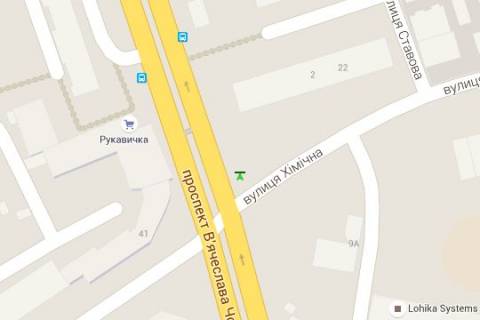 Scrolller, Scroll A in Vasylivka, 2.3x3.14  Vaceslava Cornovola prosp. - Himicna st. - 454480 scheme