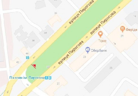 Скроллер A в Виннице, 1.2x1.7  Пирогова вул., 40 - 654600 схема