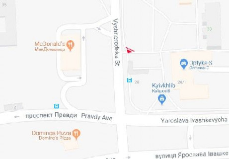 Призма A в Киеве, 3x6  Вишгородська вул., 30 - 654466 схема