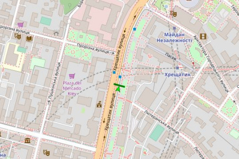 Скроллер A в Киеве, 1.2x1.8  Хрещатик вул., 21 (магазин "Перлина") - 127784 схема