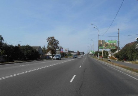 Билборд A в Бровары, 3x6  Київська вул., 69 - Коцюбинського пров., через 240м після перехрестя з Відродження вул. (кол. Пушкіна). та Красницького повіту вул. (кол. Сєрова) фото 1