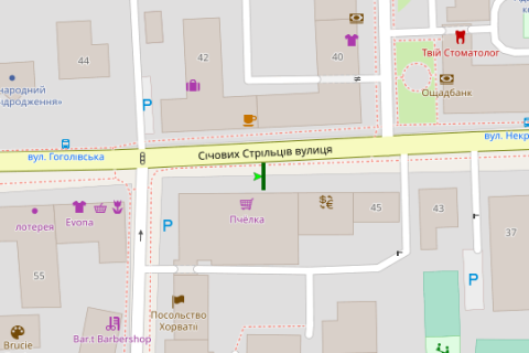 Скроллер A в Киеве, 2.3x3.14  вул. Січових Стрільців (Артема)., 49 - 127637 схема