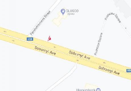 Призма A в Запорожье, 3x6  Соборний просп., 113 (рух від вокзалу) - 616006 схема