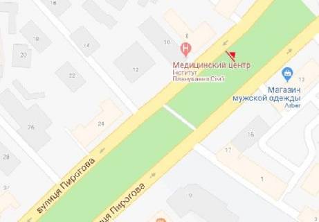 Скроллер A в Виннице, 1.2x1.7  Пирогова вул., 8 - 615912 схема