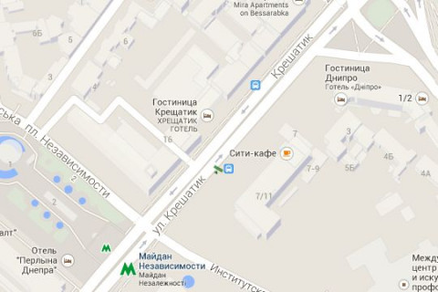 Скроллер A в Киеве, 1.2x1.8  Хрещатик вул., №7 (FB) - 51736 схема