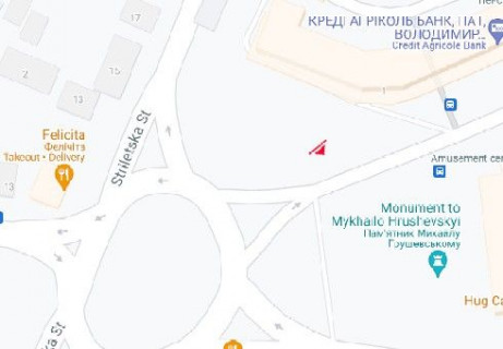 Видеоборд A в Луцке, 2.3x3.14  Президента Грушевського просп., - 656964 схема