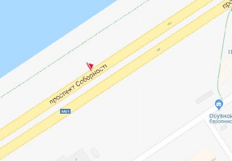 Скроллер A в Киеве, 2.3x3.14  Соборності просп., 2 (навпроти) - 654501 схема