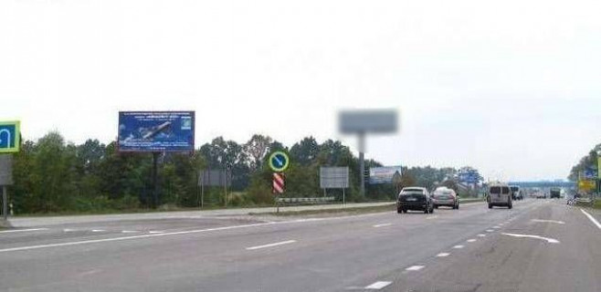 Білборд, Бігборд (Борд)  B на трасах Київської області, 3x6  Київ - Одеса, 13 км+100м до Києва (у напрямку  Одеси500м від поворота на с.Иванковичи) Фото 1