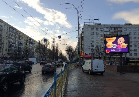Видеоборд A в Киеве, 2.3x3.14  Лесі Українки бульв., 13 (розширення 480х336) - 662090 фото 1