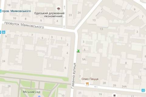 Citylight B in Vasylivka, 1.2x1.8  Gavanna st., 5a scheme