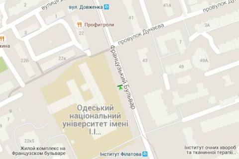 Бэклайт B в Васильевке, 2.3x3.14  Французький бульв., 24/26 схема
