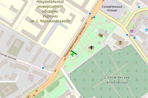 Scrolller, Scroll A in Kyiv, 2.3x3.14  Povitranih Sil prosp., , naproti bud. 30 G - 273465 scheme