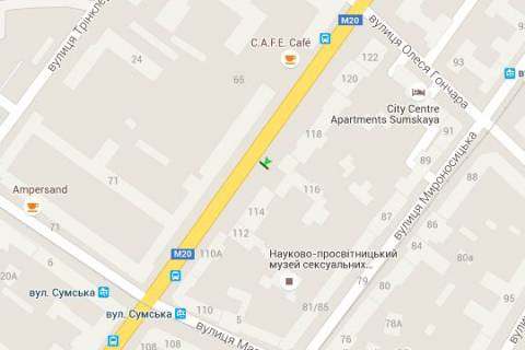 Ситилайт B в Васильевке, 1.2x1.8  Сумська вул., 116 схема