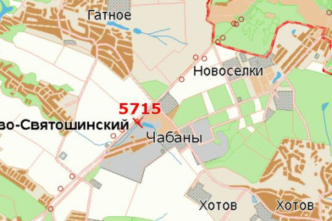 Билборд B в Васильевке, 3x6  Київ - Одеса, 05 км+300м до Києва (зліва в  напр. Одессы) схема