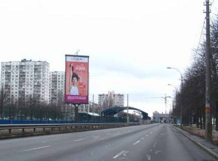 Билборд A в Киеве, 6x3  Леся Курбаса просп., 16 на розподілювачі фото 1