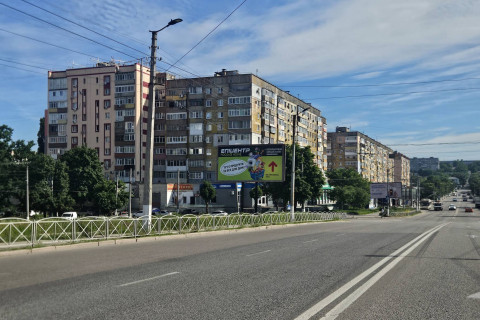 Білборд, Бігборд (Борд)  B у Кропивницький (Кіровоград), 3x6  Вокзальна вул. (Жовтневої Революції вул.), (М-н Ковалівка) Фото 1